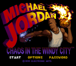 Michael Jordan - Chaos in the Windy City Title Screen